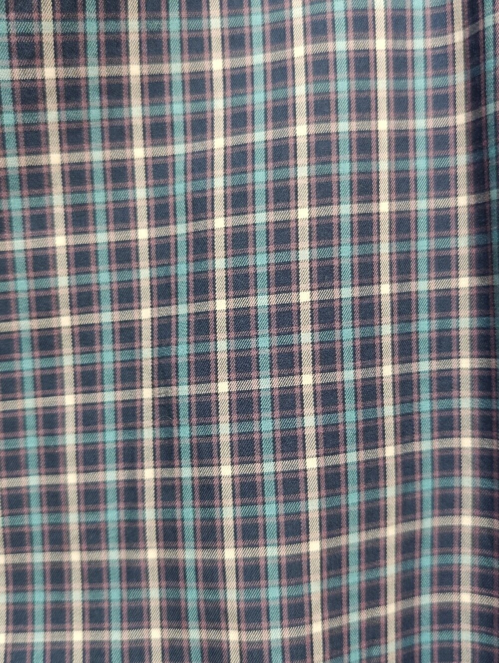 Peter Millar Plaid Button Down Shirt Large Cotton Collared Pocket - Picture 7 of 8
